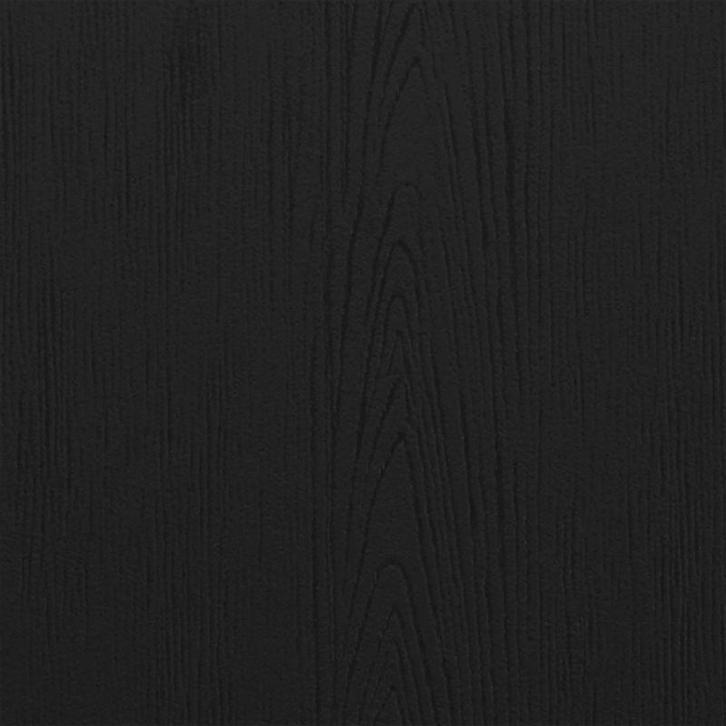 Merrick Lane Modern 2 Slat Back All-Weather Poly Resin Wood Adirondack Chair in Black