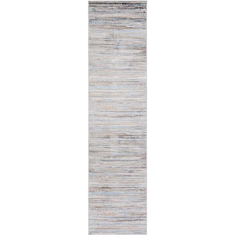 Bel Air BLA240 Power Loomed Runner Rug - Beige/Gray - 2'2"x9' - Safavieh.
