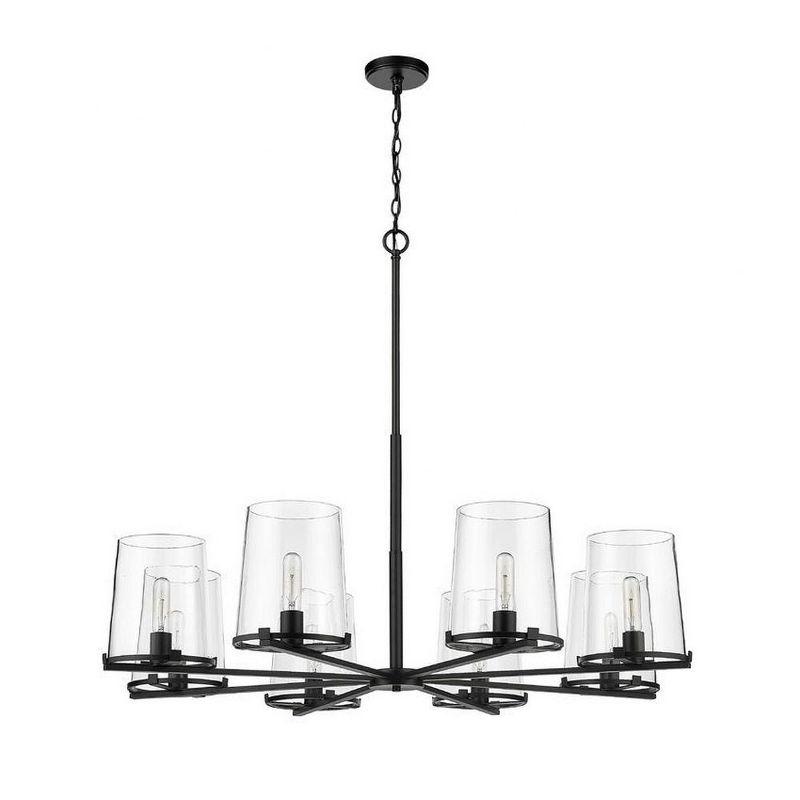 Z-Lite Callista 8 - Light Chandelier in  Matte Black