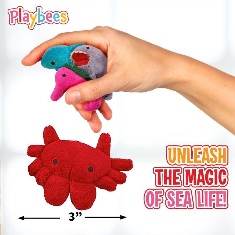 Playbees Sea Animal Plush Toys 24 Pack