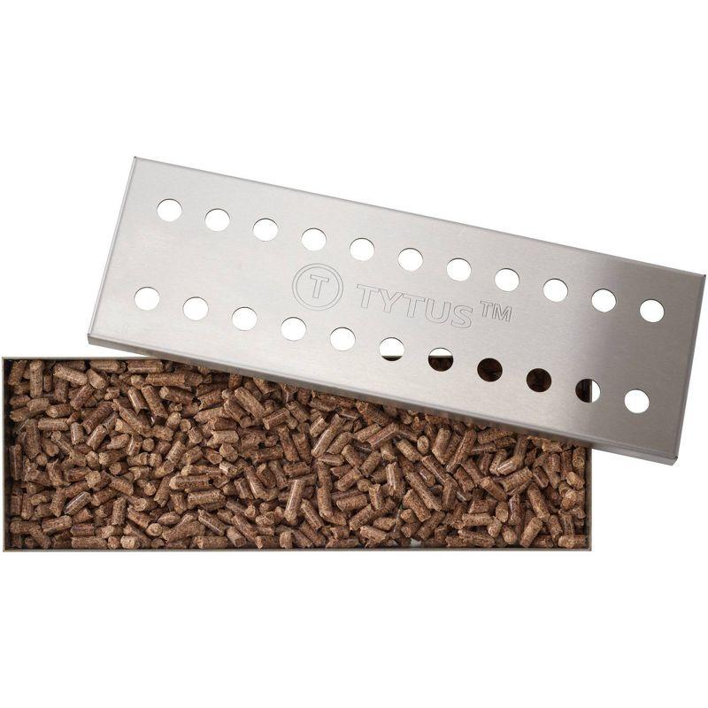 Tytus Grills Tytus Grills 4.8'' W x 12.9'' D Stainless Steel Smoker Box