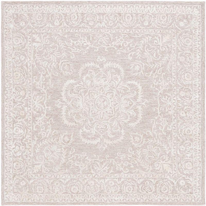 Bungalow Rose Precious Hand Tufted 60% Wool, 20% Bamboo Silk, 20% Cotton With Cotton Backing Oriental Rug