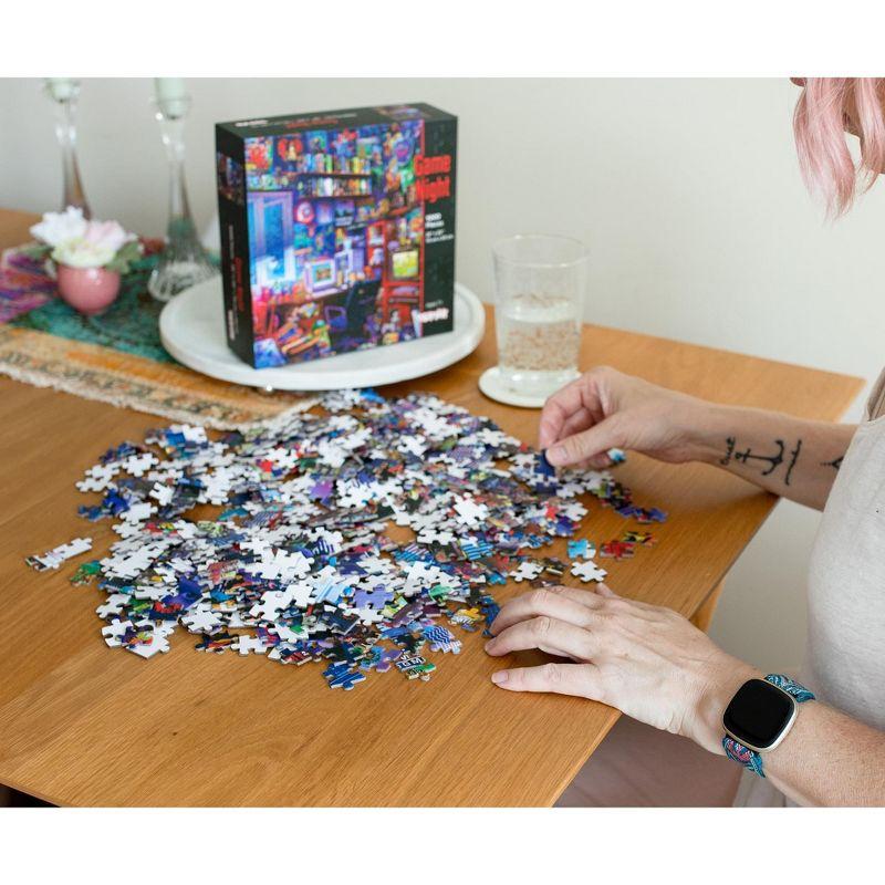 Toynk '80s Game Room Pop Culture 1000 Piece Jigsaw Puzzle By Rachid Lotf