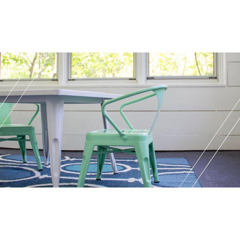 Addington Kids 3 Piece Writing Table and Stool Set