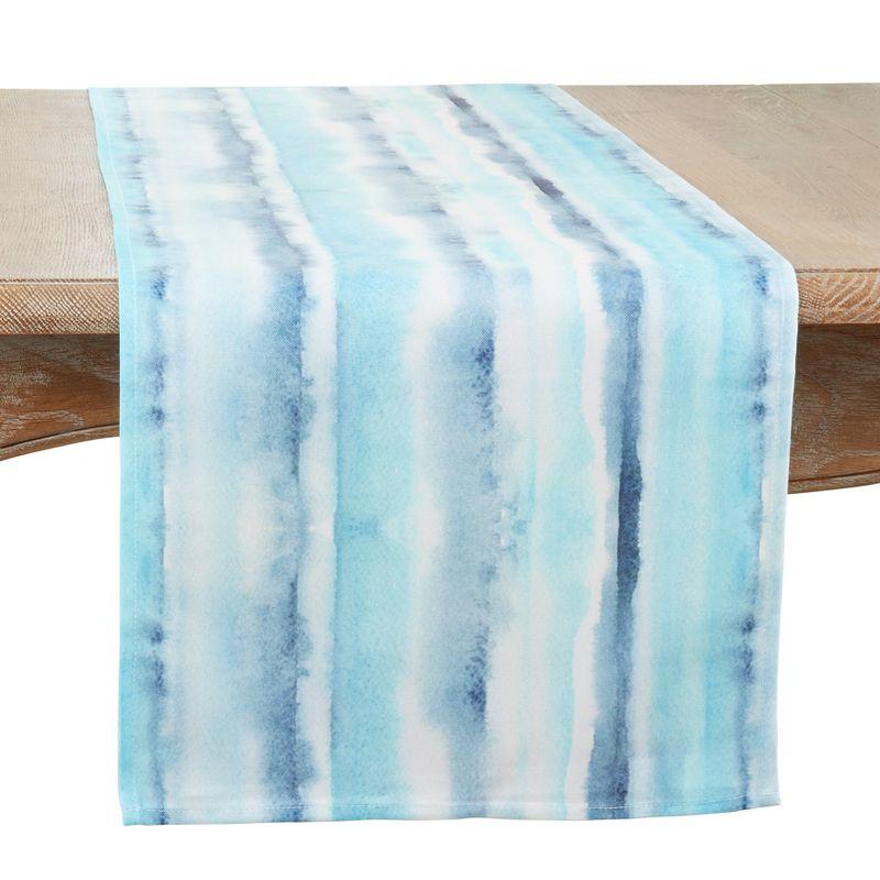 Saro Lifestyle Watercolor Table Runner