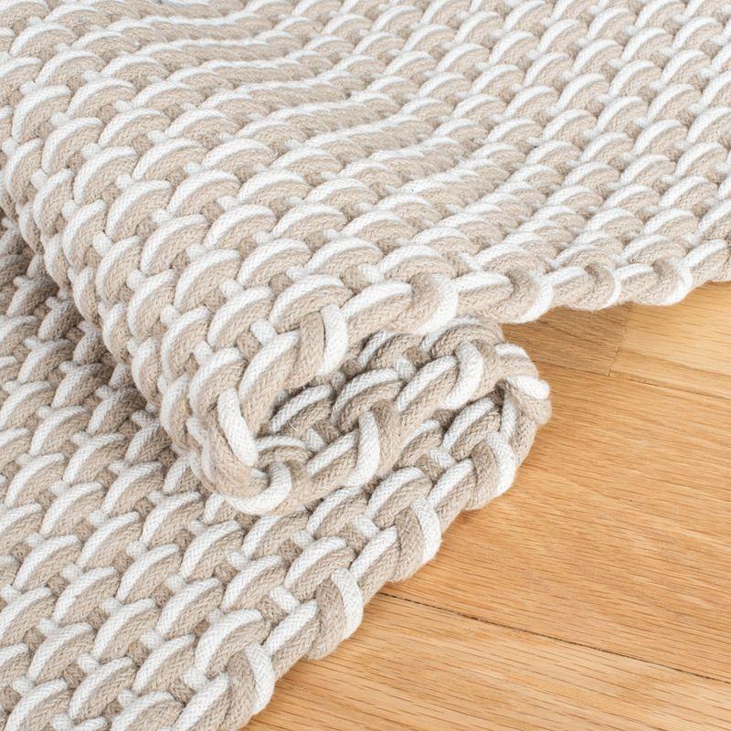 Salem SLM102 Hand Woven Area Rug - Beige/Ivory - 4'x6' - Safavieh.