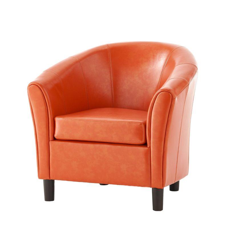 Napoli Club Chair Orange - Christopher Knight Home