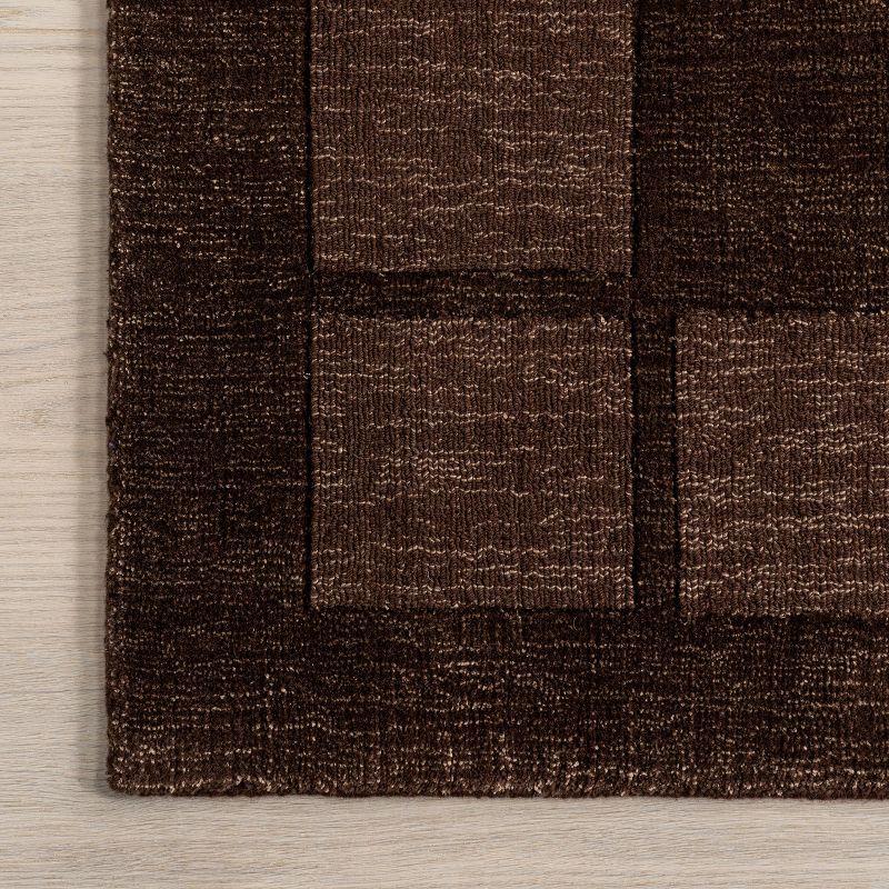 Milchan High Low Wool Blend Area Rug