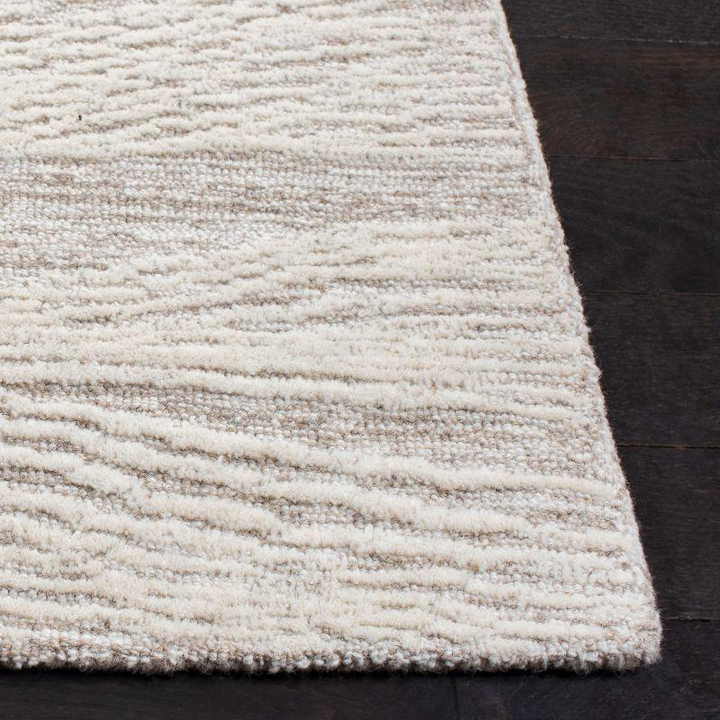 Metro MET995 Hand Tufted Indoor Area Rug - Natural/Ivory - 6'x6' - Safavieh