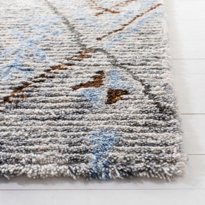 Powell Shag Hand Tufted Wool Southwestern Rug