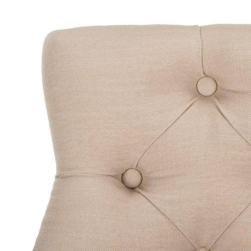 Safavieh Eleni Tufted Wing Back Bar Stool | Wayfair