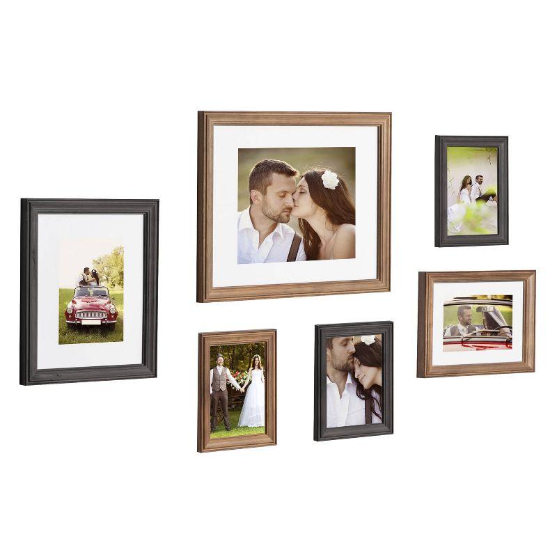 6pc Bordeaux Frame Box Set - Kate & Laurel All Things Decor