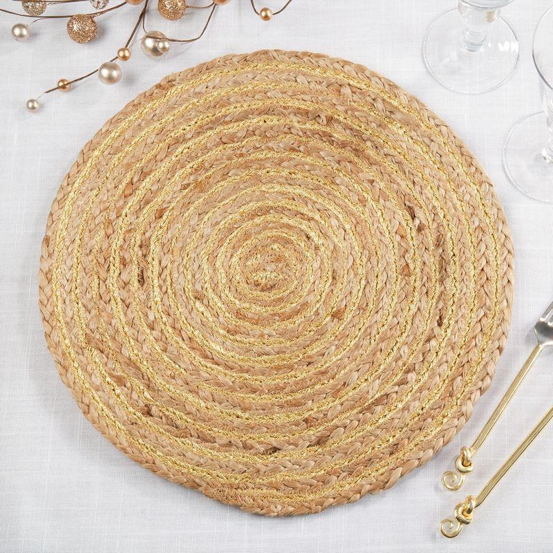 Elegant Spiral Design Placemat (Set Of 4)