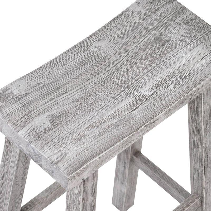 29" Sonoma Saddle Barstool Storm Gray - Boraam