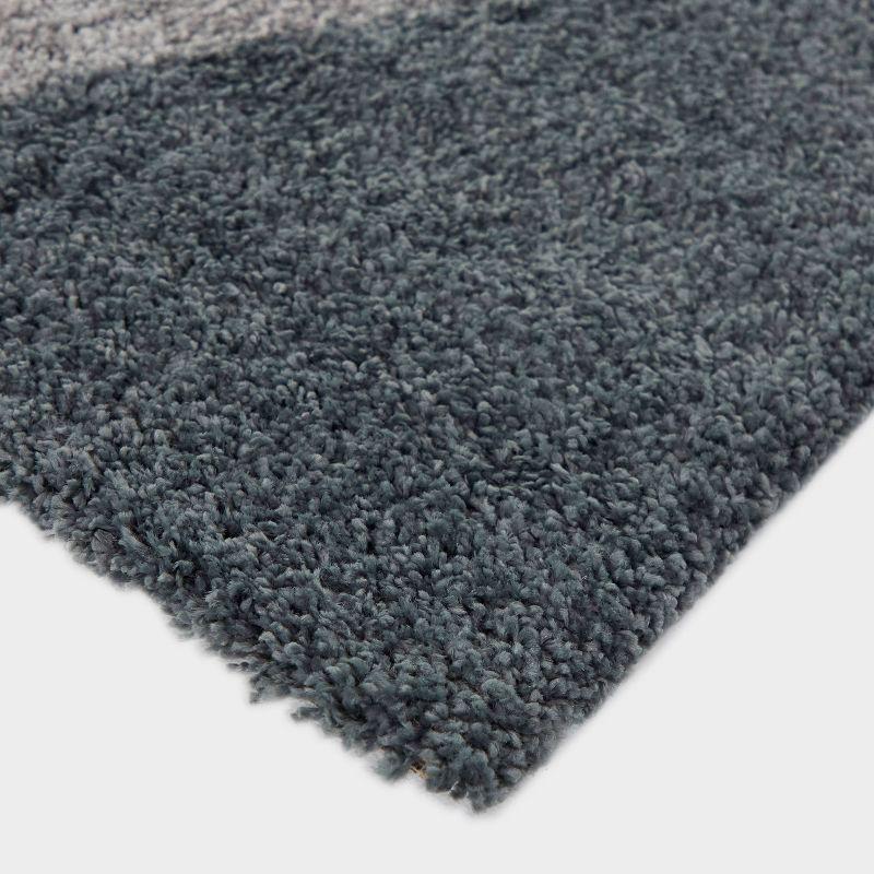 5'3"x7' Merril Mid-Century Modern Geometric Rug Blue - Balta Rugs: Indoor High Pile, Fade & Stain-Resistant, OEKO-TEX Certified