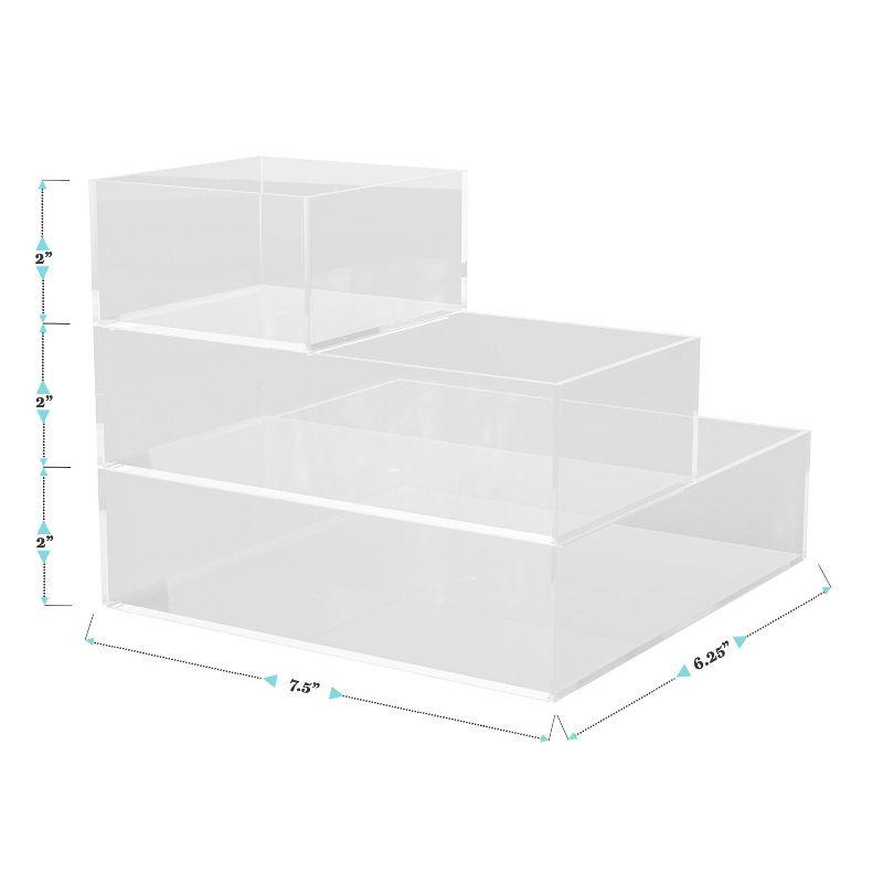 Thomas Martha Stewart 3 Stack and Slide Plastic Tray Office Desktop Organizer Set