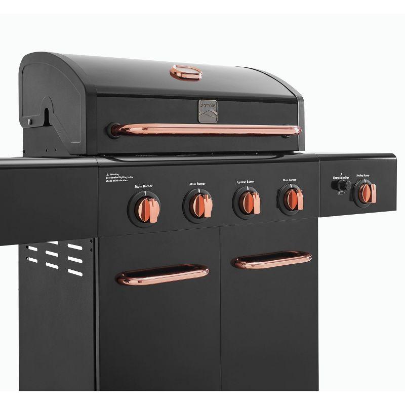 Kenmore 4-Burner Propane Gas Grill with Searing Side Burner