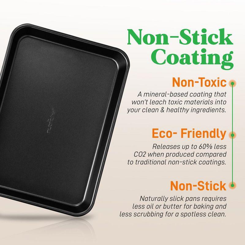 NutriChef NutriChef Non-Stick Steel 2 Piece Baking Sheet Set