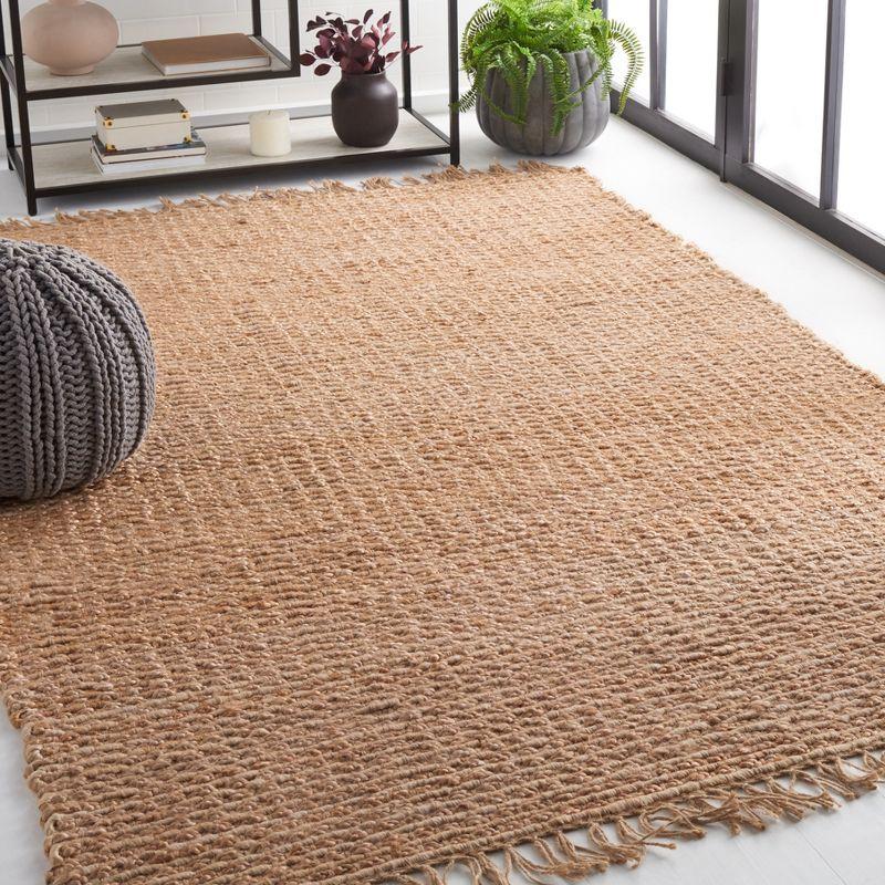 Uma Natural Fiber Hand Woven Jute Solid Color Rug