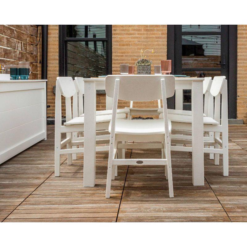 Modern Studio Urban Chair 7-Piece Parsons Table Dining Set