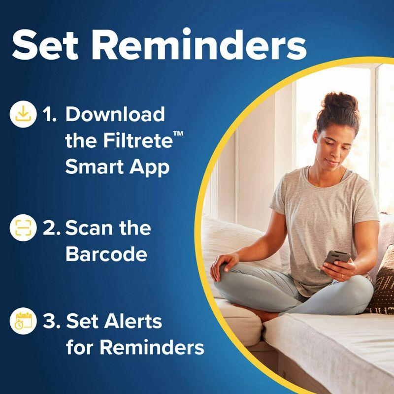 Filtrete 12x12x1 Allergen Bacteria and Virus Air Filter 1500 MPR: Electrostatic Furnace Filter, MERV 12, 3-Month Use