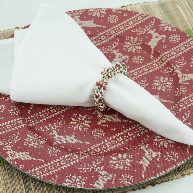 Saro Lifestyle Beaded Napkin Ring