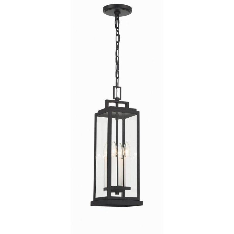 Crystorama Lighting Aspen 4 - Light Pendant in  Matte Black