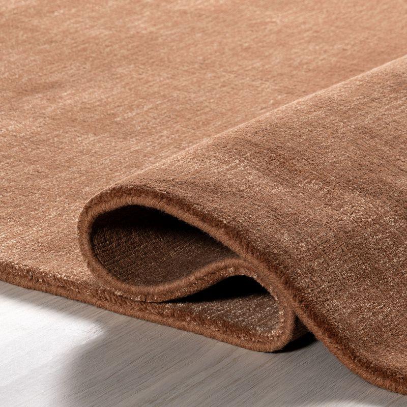Nuloom Arrel Speckled Wool-Blend Area Rug, 4' x 6', Brick