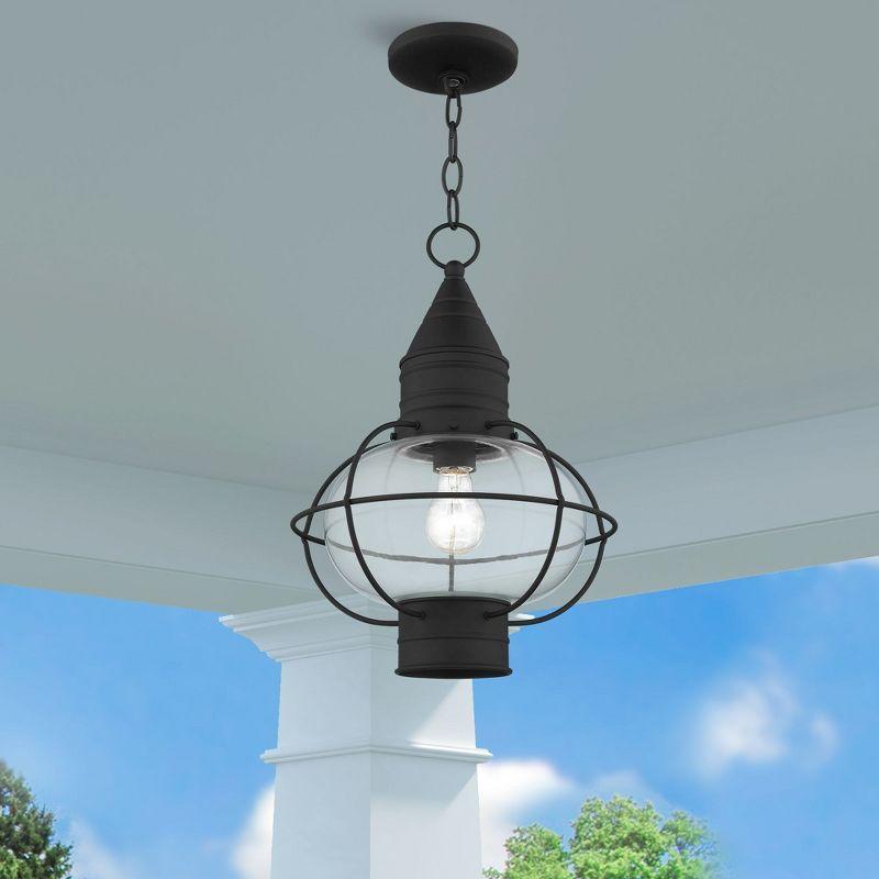 Livex Lighting Newburyport 1 - Light Pendant in  Black