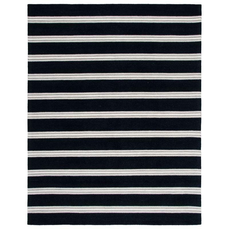 Metro MET601 Hand Tufted Indoor Area Rug - Black/Ivory - 6'x9' - Safavieh