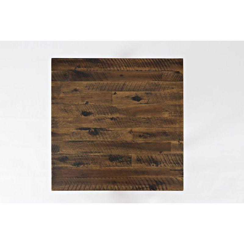 Jofran,Artisan's Craft Rustic Farmhouse Distressed Solid Wood End Table