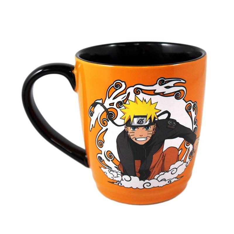 Just Funky Naruto Shippuden Naruto Uzumaki  16oz Ceramic Coffee Mug and Coaster Set