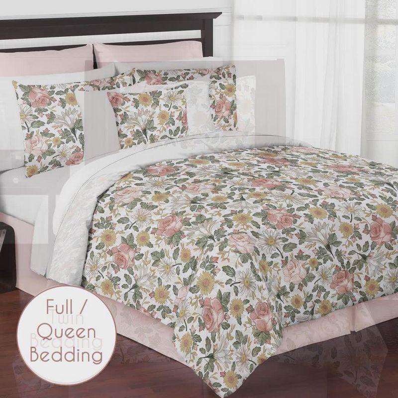 Sweet Jojo Designs Vintage Floral Nursing Pillow Cover Case by Sweet Jojo Designs