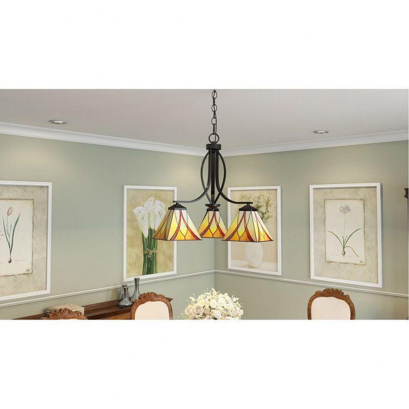 Quoizel Lighting Asheville 3 - Light Pendant in  Valiant Bronze