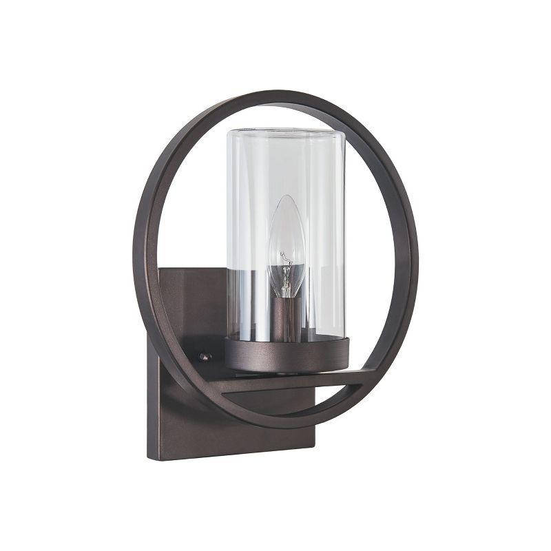 Chloe Lighting Joseph Transitional 1 Light Rubbed Bronze Outdoor/indoor Wall Sconce 11"Tall