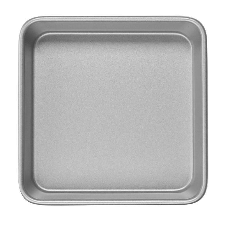 Silver Non-Stick Square Steel Cake Pan