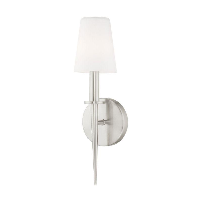 Livex Lighting Witten 1 - Light Wall Light in  Brushed Nickel