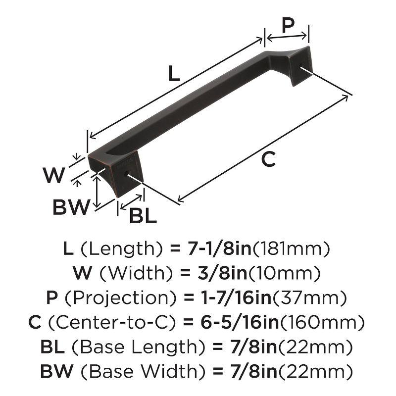 Mulholland 6 5/16" Center to Center Bar Pull