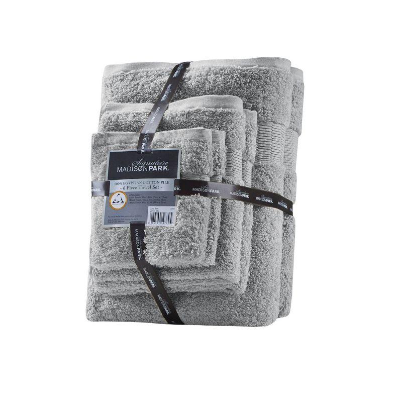 Luxurious 100% Egyptian Cotton 6-Piece Towel Set