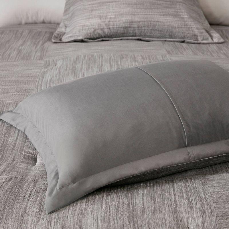 Madison Park Walter 7 Piece Printed Weave Seersucker Comforter Set