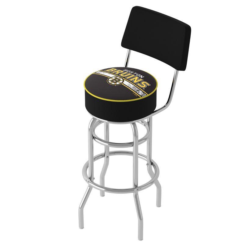 NHL Swivel Upholstered 41.5'' Counter Stool