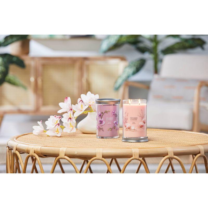 Signature Large Pink Sands Tumbler Candle 20oz - Yankee Candle: Soy Wax Blend, Glass Jar, Dual Wick, 60hr Burn Time