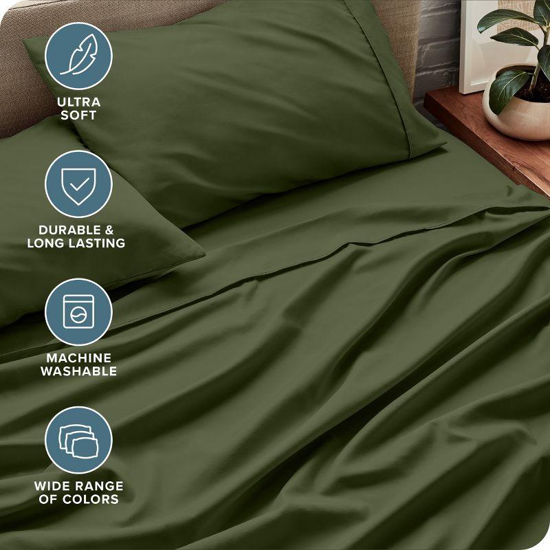 Twin Cypress 3 Piece Ultra-Soft Double Brushed Sheet Set by Bare Home