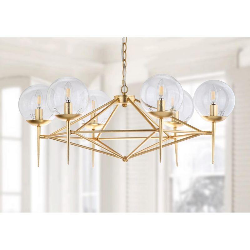 Greyor 6 Light 34" Chandelier - CHA4001 - Gold - Safavieh
