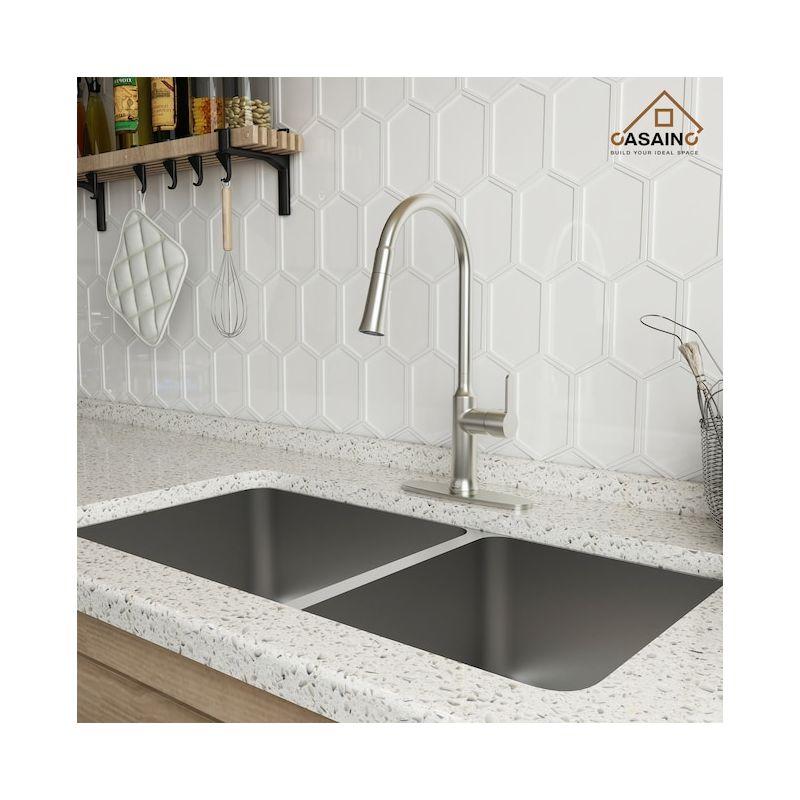 CASAINC CASAINC Single-Handle Pull-Down Kitchen Faucet Single Hole Faucet CA-D4171-BN