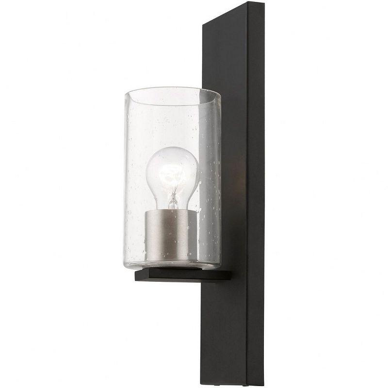 Livex Lighting Zurich 1 - Light Sconce in  Black/Brushed Nickel