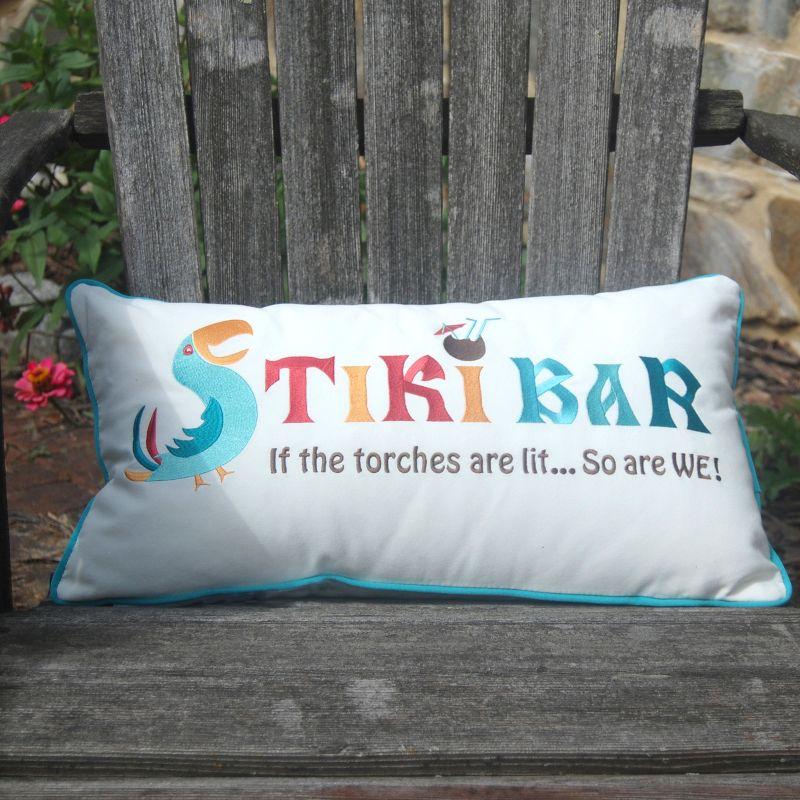 C&F Home Tiki Bar Lumbar Indoor/Outdoor Throw Pillow
