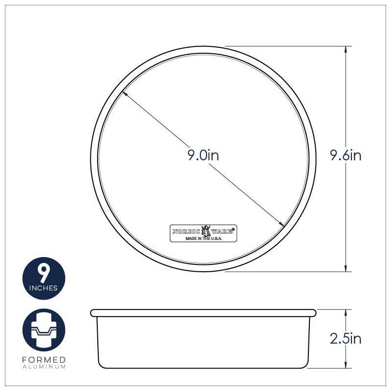 Nordic Ware Nordic Ware Natural Commercial 9 Inch Round Layer Cake Pan