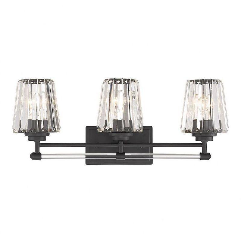 Savoy House Garnet 3 - Light Vanity in  Matte Black