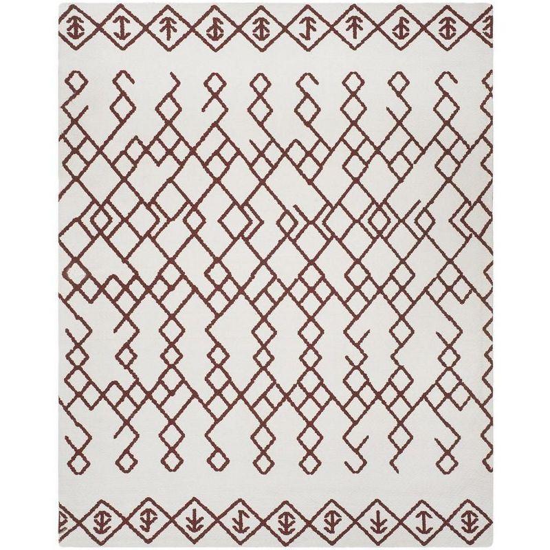Cedar Brook CDR501 Loomed Indoor Area Rug - Ivory/Rust - 8'x10' - Safavieh